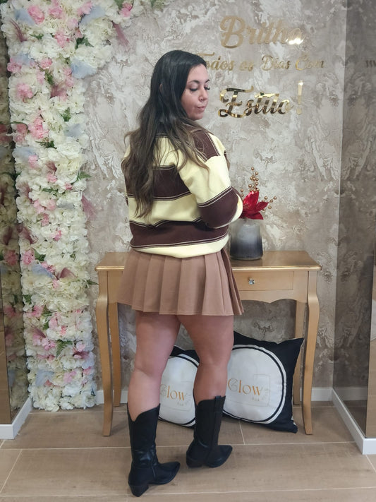 SAIA/CALÇÃO PLISSADA