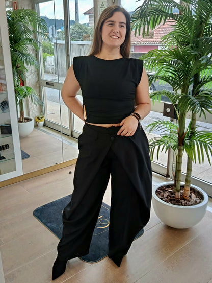 CALÇA ALFAIATARIA DUPE ZARA