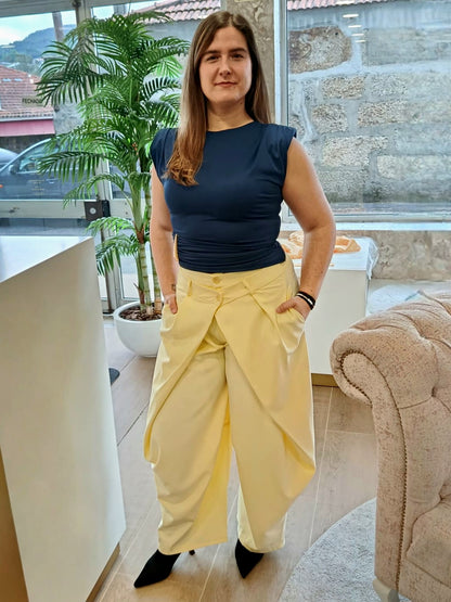 CALÇA ALFAIATARIA DUPE ZARA