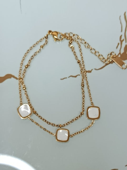 PULSEIRA DUPLA MADREPÉROLA