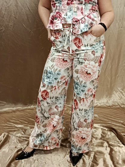 CALÇA FLORAL